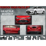 TOYOTA VIOS NCP150 VIOS 2016 FACELIFT GX STYLE BODYKIT (G-X) SKIRT LIP FOR VIOS GX FRONT SKIRT SIDE 