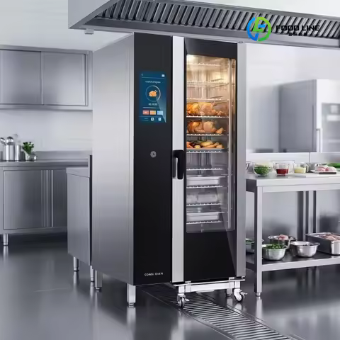 Industrial Combi Steam Oven Commercial 6 Tray Electric Convection Manual Kitchen Appliance Commercia