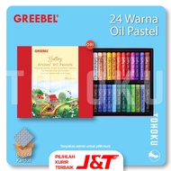 (Safe Packing) 24 Colors - Gallery by Greebel Artist Oil Pastel Crayon