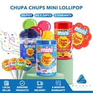 Chupa Chups Mini Lollipop 50/pot (6g x 50pcs) - Assorted Flavors, Sweet Treats, Fun & Delicious