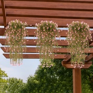 Dopamine Artificial Flowers Stimulation Eucalyptus Wall Hangings Realistic Green Plant Decor