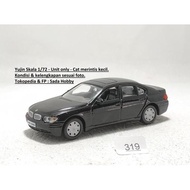 DIECAST YUJIN 1/72 bmw 7 SERIES 745I BLACK UNIT ONLY CADATOYS