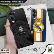Latest Vivo Y04s / Y19s / Y19s GT / Y29 / Y29s Case 2025 Real Madrid Motif | SoftCase HP Vivo Y04s |