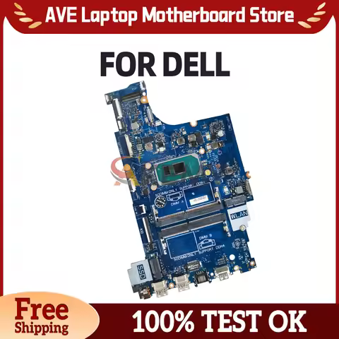 LA-J081P Motherboard For DELL Vostro 3401 3501 3491 Inspiron 3493 3593 3793 5593 0W20W5 62DM7 Laptop