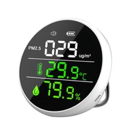 MeeGoo เครื่องตรวจจับ PM2.5 Detector เครื่องวัดฝุ่น เซนเซอร์อุณหภูมิ ความแม่นยําสูง PM2.5 วัดอุณหภูม