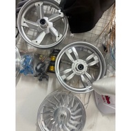 Vespa electric motorbike front rim - 10 disc brake rim. tire size 3.50-10, 100/90-10