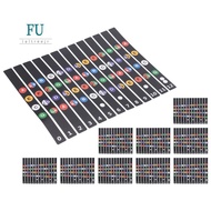 Ukulele Fretboard Stickers Chord Fret Stickers Note Sticker Finger Guide for Ukulele Beginner 10PCS