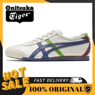 Onitsuka Tiger MEXICO 66 White Blue Green for men and women Sport casual shoes