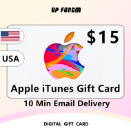 Apple 15 USD iTunes Gift Card US⚡USA iOS iTunes App Store Card Recharge⚡ Recharge Apple Card United 