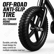 Beige Kids Bike12/16 inch  Basikal Budak with Front Basket Rubber Wheels kids bicycle Gift