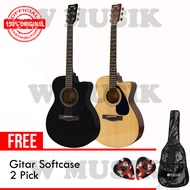 Yamaha Guitar FS 100 C/ FS100C - (Available in 2 Colors) + Softcase & 2 Picks