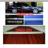 Sticker Striping 1 Pcs Twincam 16 Valve Efi White Soluna Great Corolla Starlet New Corona