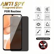9H Privacy Protection Film for Realme 11 4G C67 C55 C53 C51 10 Pro C33 C30s C35 9 Plus 9i 8 5G C30 C