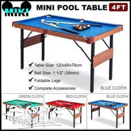 GERCEPP!! MIKI 4-ft Mini Pool Table Mainan Anak Meja Billiard Kecil