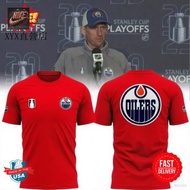 TX0F Special Edition Edmonton Oiler 2025 Playoffs 3D T-shirt