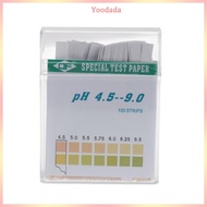 Yoo 100 Strip 4 5-9 PH Alkaline Acid Indicator Paper Water Saliva Litmus Testing Kit