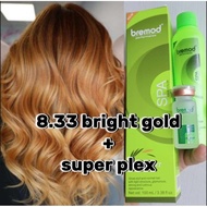 bundle 8.33 bright gold bremod performance with hydrox 6%9%12% and super plex 10ml
