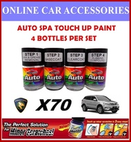 PROTON X70 Original Touch Up Paint - AUTOSPA Touch Up Combo Set (4 Bottles Per Set)
