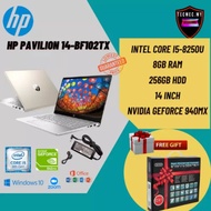 HP Pavilion 14-bf102TX Intel Core i5-8250u 8GB/4GB RAM 256GB SSD/500GB HDD 14 INCH 2GB NVIDIA GEFORC
