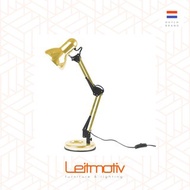 Leitmotiv desk lamp HOBBY steel Gold 金色HOBBY可調較枱燈