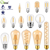 【2Days Arrive】Grensk E12 E14 E27 LED Edison Bulbs 1W 2W 3W 4W 6W House Decoration Bulb C7 S14 G40 G4