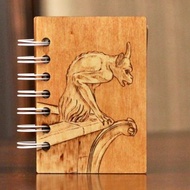 Chimère wooden notebook