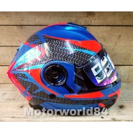 MHR HELMET FULL FACE FLIP UP DOUBLE VISOR FU926 RED Y15ZR BLUE Y15 E MARK ER6 DUKE MT15 KR150 MT25 R