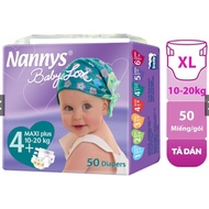 Nannys Maxi + XL European Diaper Diapers 50 Pieces / Bag