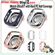 【SG】IWatch Ultra/8/7 phone case, hard PC half cover, iWatch diamond case 41mm/45mm/49mm