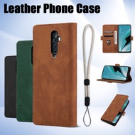 Luxury Flip Casing For OPPO Reno2 F/Reno2 Z Wallet leather Case with Adjustable Mobile phone lanyard Shockproof