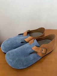 全新日本真皮密頭拖鞋/涼鞋