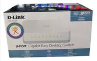 8-Port Gigabit Easy Desktop Switch D-Link # DGS-1008A