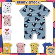 Kids On 🌼 3m~24m Baby Rompers Newborn Infant Baby Boy Girl Short Sleeve Kids Clothes Romper