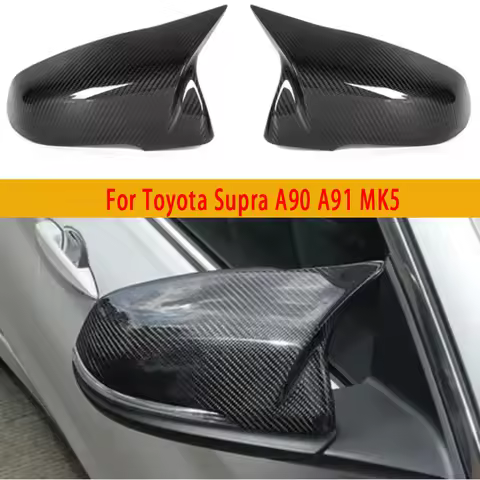 For Toyota Supra A90 A91 MK5 carbon fiber rearview mirror housing side view mirror housing reverse m