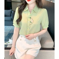KEMEJA Imported Korean women's shirts T8515 / women's work tops