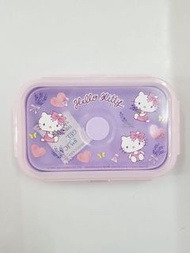 Sanrio Hello Kitty 矽膠餐盒800ML(可折疊）