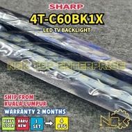 SHARP 4T-C60BK1X TV LED BACKLIGHT BARU READY STOCK 4TC60BK1X C60BK1X