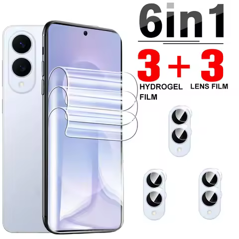 6In1 Hydrogel Film For Samsung Galaxy S25 Edge Screen Protector For Samsang S25 S 25 Edge 25Edge S25