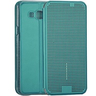 Blue A8 Case，Samsung A8 Cover Luxury Flip Slim Dot View Cover Case For Samsung Galaxy A8
