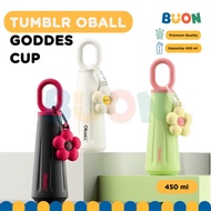 Oball GODDES TUMBLR / Tumbler Vacuum Insulated Bottle 450ml Heat Cold Resistant Stainless Steel 316 