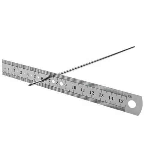 GREATLH Measuring Ruler Kirschner Wire and Bone Screw Diameter Lenght Measuring Ruler Orthopedic Ins
