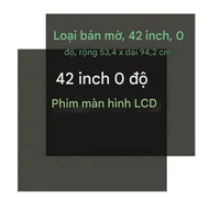 Semi-fog Polarized Film 42 Inch 0 | For 37–40 Inch LCD LED TV Monitor | Screen Replacement Polarizer