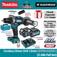 MAKITA 40Vmax Cordless Driver Drill 13mm (1/2") DF001GD201 / DF001GZ / DF001
