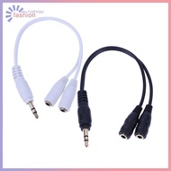 Fa 3.5mm 1 Male to 2 Female Y Splitter Stereo Extension Audio Cable