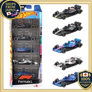 Hot Wheels Basic Car F1 5-Car Pack Vehicle Toy Miniature 5 pcs JLN11