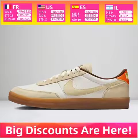 NIKE Killshot 2 Leather Sneakers Premium Leather Upper Clean Aesthetic All-Day Comfort Casual Wear U