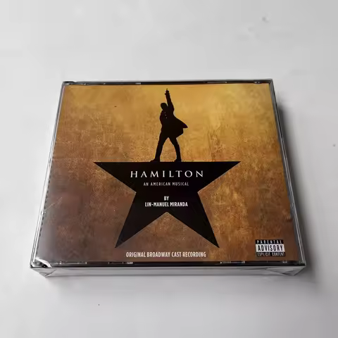 Movie Hamilton Lin-Manuel Miranda Music CD The Hamilton Instrumentals OST Album 2pcs Music Record Co