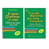 Sách - Combo English Grammar In Use 130 Bài Ngữ Pháp Tiếng Anh,Trau dồi ngữ pháp và từ vựng tiếng An