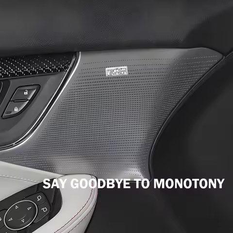 Car Styling Mark Levinson Logo Emblem 3D Aluminum Speaker Audio Decorate Sticker Decals For Lexus UX