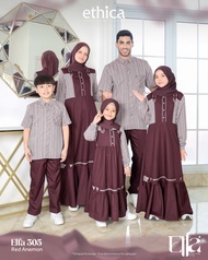 Ethica Sarimbit Keluarga Elfa 305 Red Anemon Sarimbit Keluarga 2025